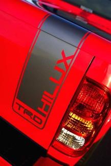 Hilux Toyota Racing Development TRD achterklepstreep Grafische sticker sticker