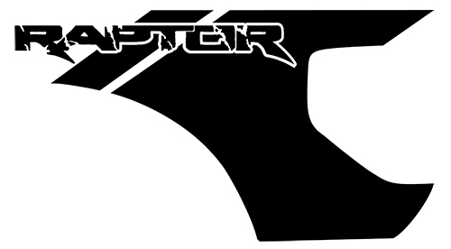 FORD RAPTOR F-150 Bed Vinyl Grafische stickers stickers past op modellen 2010-2014