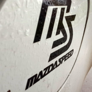 Mazda snelheidssticker Tankdop deur Vinyl Decal Sticker