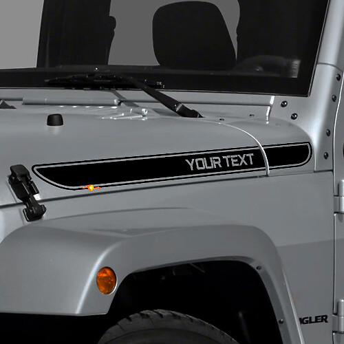 Motorkap Vinyl Sticker voor Jeep Wrangler