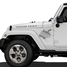 Modder bandensporen Jeep Vinyl Decal Hood Rubicon Renegade Sticker Car Truck Vehicle kit 2