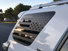 2 Amerikaanse vlagstickers voor Toyota 4runner vinylsticker
 2