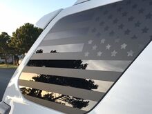 2 Amerikaanse vlagstickers voor Toyota 4runner vinylsticker
 3