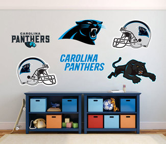 Carolina panters National Football League (NFL) fan wall voertuig notebook etc stickers stickers