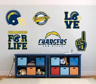 De Los Angeles Chargers team National Football League (NFL) fan wall voertuig notebook etc decals stickers