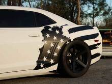 US USA vlag noodlijdende zijsticker sticker past op Musclecar Musclecarmodel Dodge Charger Chevy Camaro
_4