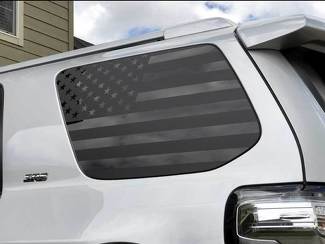 Toyota 4Runner Amerikaanse vlag zijruit sticker past 2010 - 2017 5e generatie