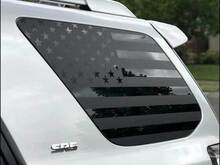 Toyota 4Runner Amerikaanse vlag zijruit sticker past 2010 - 2017 5e generatie 2