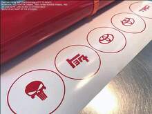 TRD TEQ Skull Logo Wielnaaf Vinyl Stickerset voor Toyota-auto's_2