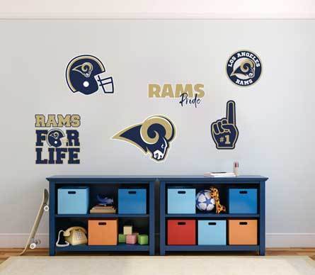 De Los Angeles Rams NFL Fan Vinyl Decals Stickers Voor Auto & Muur