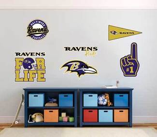 De Baltimore Ravens professionele American football team National Football League (NFL) fan wall voertuig notebook etc stickers stickers