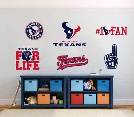 De Houston Texans professionele American football team National Football League (NFL) fan wall voertuig notebook etc stickers stickers