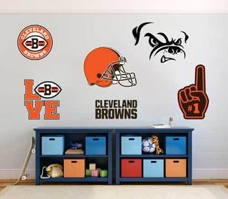 Cleveland Browns American football team National Football League (NFL) fan wall voertuig notebook etc stickers stickers