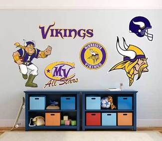 Minnesota Vikings American football team National Football League (NFL) fan wall voertuig notebook etc stickers stickers