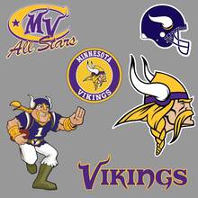 Minnesota Vikings American football team National Football League (NFL) fan wall voertuig notebook etc stickers stickers 2