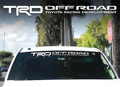 TRD Off Road voorruitbanner vinylsticker voor Toyota-auto's