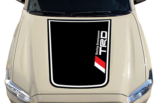 TRD-stijl wrap motorkap vinyl decal sticker voor Toyota Tacoma 2016-2017