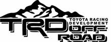 2 TRD Toyota Tacoma Tundra Decals Vinyl Sticker off-road graphics 4x4 3