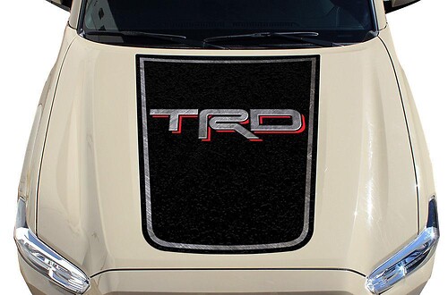 TRD Logo Wrap Motorkap Vinyl Decal Sticker voor Toyota Tacoma 2016-2017_1