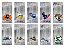 Op maat gemaakte NFL-teamlogo Cornhole-bord vinylwrapset_2