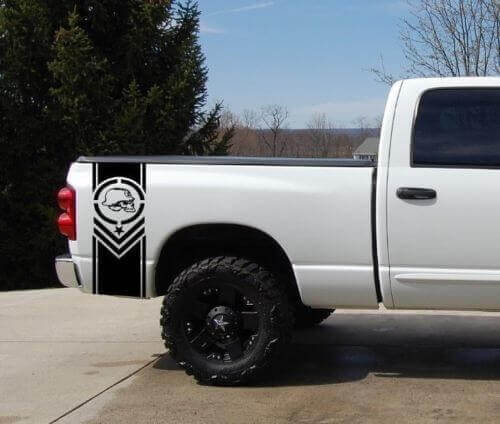 Mulisha Star Achterzijde Vinyl Striping Decal Voor Chevy Dodge Toyota GMC Truck