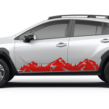 Rally Racing Side Rocker Panel Mountains Graphics Universal Stickers Stickers Stickers Fit Suba Crosstrek
 2