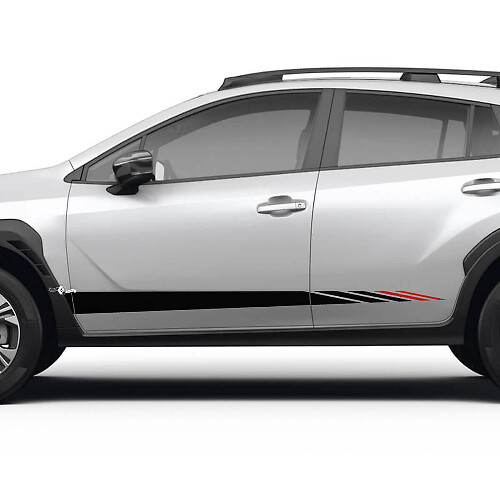 Strobe Deur Zijstrepen Vinyl Decal Kit voor Subaru Crosstrek
