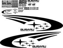 Subaru Impreza Wrx Sti Wrc Full Rally Stars Vinyl Decals Kit Elke kleur Full Size 2