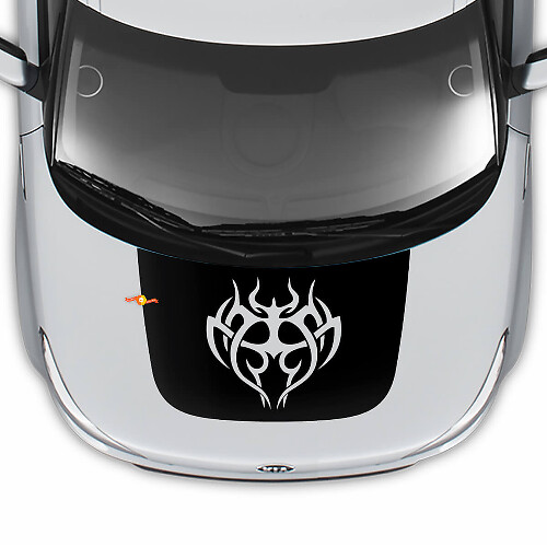 Hood Tribal Decal Wrap Vinyl -stickers Stickers voor Kia Soul
