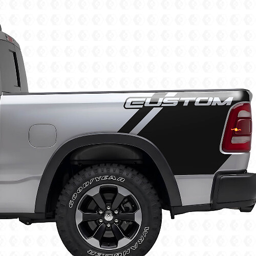 Aangepast Lettertype Vinyl Decal Kit voor Dodge Ram Truck zijpaneel
