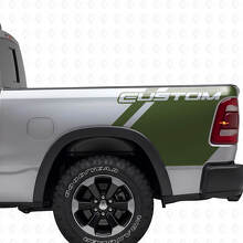 Aangepast Lettertype Vinyl Decal Kit voor Dodge Ram Truck zijpaneel_3