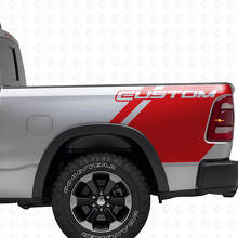 Aangepast Lettertype Vinyl Decal Kit voor Dodge Ram Truck zijpaneel_4