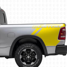 Aangepast Lettertype Vinyl Decal Kit voor Dodge Ram Truck zijpaneel_6