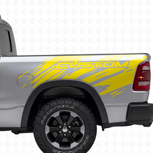 Splash Grunge Stijl Bedside Vinyl Decal Kit voor Dodge Ram_6