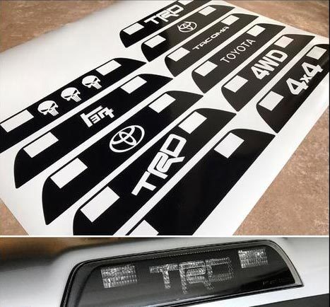 Toyota Tacoma 3e Remlicht Vinyl Sticker 2016+