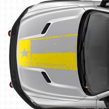Verweerde Texas Vlag Motorkap Vinyl Decal voor Dodge Ram 2015–2017_6