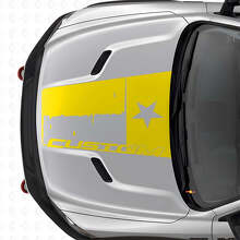 Versleten aangepaste Texas vlag motorkap vinyl sticker voor Dodge Ram 2015-2017_6
