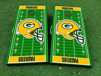 Amerikaanse voetbalteams National Football League (NFL) Cornhole Board Game Sticker VINYL WRAPS met GELAMINEERD