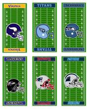 Amerikaanse voetbalteams National Football League (NFL) Cornhole bordspel sticker sticker VINYL WRAPS met GELAMINEERD
 3