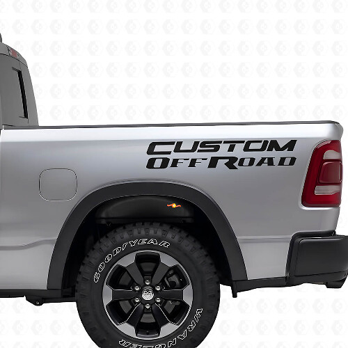 Offroad Custom Zijvinylsticker Kit voor Dodge Ram