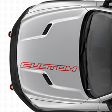 Aangepaste omtreklettering motorkap vinylsticker voor Dodge Ram Truck_4
