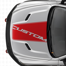 Blackout middelste motorkap vinyl sticker voor Dodge Ram truck_4