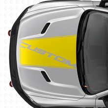 Blackout middelste motorkap vinyl sticker voor Dodge Ram truck_6