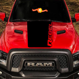2015-2017 Dodge Ram Rebel Logo Hood Truck Vinyl Sticker Grafisch