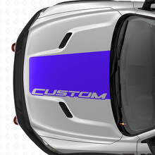 Custom brede motorkapstreep vinylsticker voor Dodge Ram 2015–2017_2