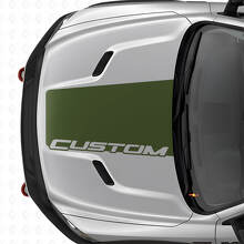 Custom brede motorkapstreep vinylsticker voor Dodge Ram 2015–2017_3