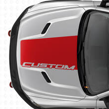 Custom brede motorkapstreep vinylsticker voor Dodge Ram 2015–2017_4