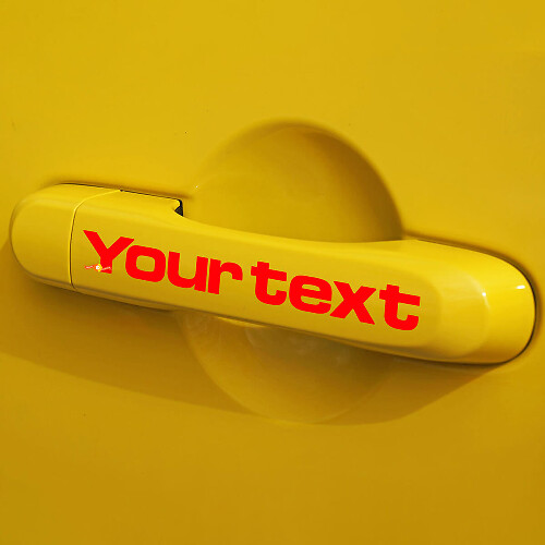 Vinyl Deurhendel Sticker Grafiek voor Jeep Renegade 1