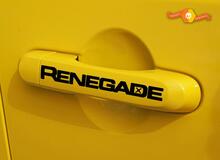 4 stks RENEGADE Vinyl Handvat Decal Sticker Side Grafische JEEP RENEGADE Zwarte Kleur 2