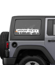 Splash Paint Stijl Lettering Stripe Zijraam Vinyl Decal Sticker voor Jeep Wrangler Rubicon Sahara 2